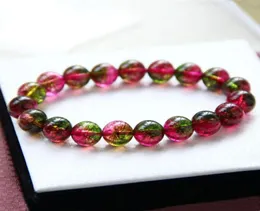 Straski z koralikami żeńskie gatunki YCE ymitation Tourmaline Watermelon Bransoletka Candy Color Fashion Allmatch Jewelry6022348