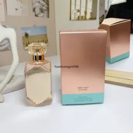 Marka Rose Gold Top Quality Mężczyźni Kobiety Perfumy domowe 75 ml wysokiej jakości parfum długotrwały i wysoki fragment