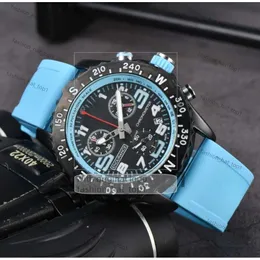 2024 Hot Selling Rubber Strap -handledsklockor för män Bretiling Watch Quartz Watch AAA Quality Luxury Chronograph Clock rostfritt stål Breiting Watch Breightling