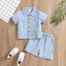 MA Baby 6M-4Y Baby och Toddler Pyjama Set Summer Short Sleeved Top and Shorts D01 240428