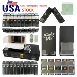 Toptan ABD Stock Tek Kullanımlık E-CIGA JUNGLE BOYS 1G Tek Kullanımlık Cihaz Şarj Edilebilir Boş Kalem Paketlemeler Dahil