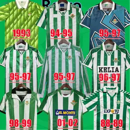 Soccer Jerseys Retro Real 88 89 94 95 96 97 98 02 03 04 Classic Vintage Long Sleeve Football Shirts Alfonso Betis Joaquin Denilson 1993 1994 1995 1996 1997 1998 2002 2002