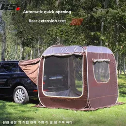 텐트 및 대피소 트럭 침대 텐트 방수 자동차 테일 게이트 자체 운전 야외 캠핑 휴대용 트럭 수면 TravelQ240511