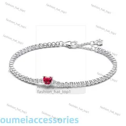 2024 Designer Pandorabracelet Family Stern Dual Pulling Snake Bone Silber Slated Heart Tennis Mond glänzende Birnenlichtarmband 5974