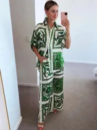 2 Piece Sets African Sets For Women African Print Elastic Bazin Baggy Pants Rock Style Dashiki Famous Suit Lady Outfits 240506