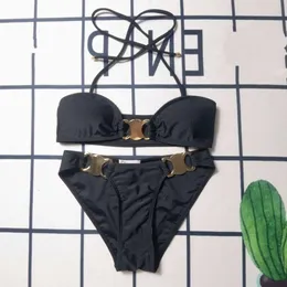 Designer Badeanzug Frauen Sex Anziehungskraft Bikini Luxus Metall im Freien Strandkleid Heiße Spring Urlaub Party Bikinis Set Ggitys Bkeh