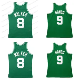 Antoine Walker 2000-01 Celtices Basketbol Forması Bostons Rajon Rondo 2007-08 Gerileme Formaları Yeşil Boyut S-XXXL