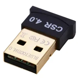 Uppdaterad drivfri mini USB Bluetooth v4.0 Dongle CSR4.0 Trådlös adapter med dubbla lägen för Windows Linux för stationär dator