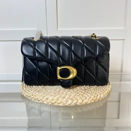 حقيبة مصممة عالية الجودة حقيبة Crossbody Men Men Quilted Tabby الكتف الحقيبة الوردي الأسود الأبيض الأزياء SAC Luxe Handbag Bag Lady XB129