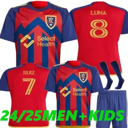 2024 2025 Rzeczywiste koszulki piłkarskie SALT CORDOVA MERAM CIED MACMATH Kreilach Wood Ruiz Herrera 24 25 Lake Home Football Shirt krótkie mundury rękawowe Fani Zestaw dla dzieci