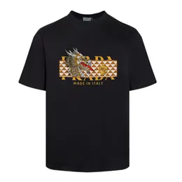 Frauen T-Shirt-Designer Dragon Buchstabe Druck Top Man T-Shirt Kurzarm Baumwolle Runde Kragen Kurzarm T-Shirt Große EU Größe 2xl