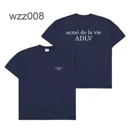 T-shirt de grife adlv de mangas curtas Doll Face Boys and Girls Collection impresso de algodão puro respirável t-shirti52w