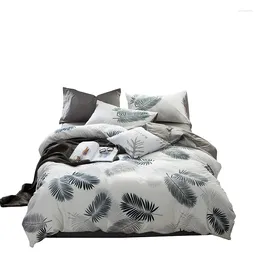 Bedding conjunta algodão nórdico quente lish fofo conjunto meninas criatividade de moda simples design respirável ropa de cama decoração em casa ec50ct