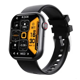 새로운 F57 Smartwatch Bluetooth 통화 심박수 온도 음성 보조 스마트 팔찌 스포츠 워치