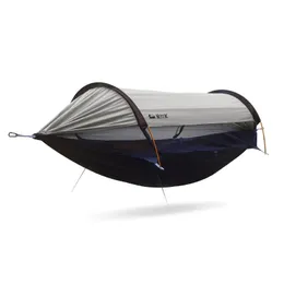 Traveller Hammock Outdoor Anti Roll and Anti Mosquito Hammock Double Person Sunshade Camping Hammock z Mosquito Net 240429