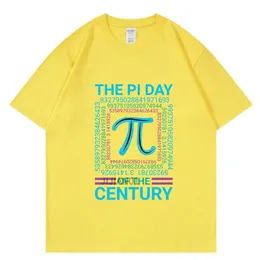 Designer Retro Pi Magliette da uomo T-shirt Pure Cotton Urban Nero T-Shirt ALGEBRA ALGEBRA Matema Matema Tops