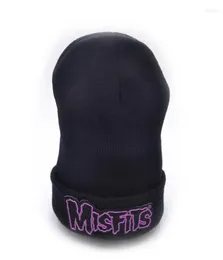 Boinas mais recentes modelo Misfits Logo Lã grãos 6 cores malha masculino chapéus de inverno para mulheres beanie chapéu quente algodão 4337058