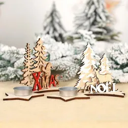 Portabandini per alberi di Natale Candelabros decorazioni fai-da-da-te ornamenti desktop dipinti a mano decorazioni per la casa