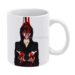 Mugs Coffee 330ml Creative Travel Mug And Cup Office Drinkware Tazza Blood Anime Boy Dark
