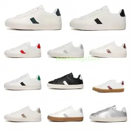 Designer Casual Shoes French Brasilien Green Low-Carbon Life V Organic Cotton Flats Platform Sneakers Women Casual Classic White Designer Shoes Mens Loafers D5