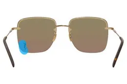 Klassische Marke Retro Yoisill Sonnenbrille SL-312-M 003 Damen Gold Green Gradientenlinsen