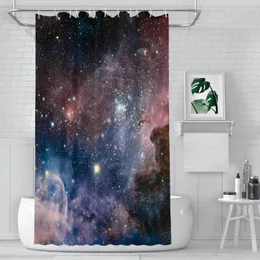 Duş perdeleri carina nebula ngc 3372 banyo zodyak yıldız su geçirmez bölme perde komik ev dekor aksesuarları