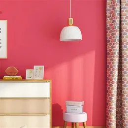 Tapeten Wellyu Carmine Tapete Wohnzimmer Schlafzimmer reine Farbe Moderne minimalistische Papel Tapiz Para Para Moderno