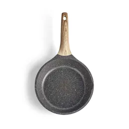 Caannasweis nonstick granite stekpanna stekpanna, non stick omelette yngelpannor, omelett äggsten kökskock kock panna, induktionskompatibel, pfoA -fri (grå, 8
