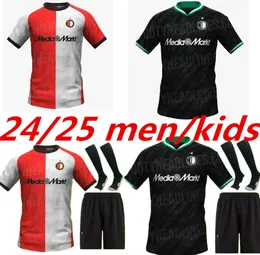 2024 Feyenoords Kokcu Gimenez Danilo 24 25 koszulki piłkarskie domy na miejscu Traunener 22 mężczyzn Koszulka dla dzieci Kids Hartman 5 Gimenez 29 Paixao 14 Taabouni 25 Timber 8 999