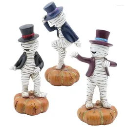 Decoração de festa 3 PCs Halloween Mummy decor