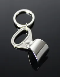 الشخصية سهلة السحب حلقة فتحة زجاجة مفتاح سلسلة صغيرة هدية صغيرة الحد الأدنى من سلاسل المفاتيح قلادة يمكن الحروف 1476488