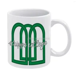 Mugs Scripps College Coffee 330ml Creative Travel Mug And Cup Office Drinkware Tazza Colleg