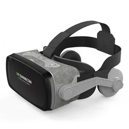 VR Shinecon G07E Earphone Editionスマートフォンシネマ3Dメガネ仮想リアリティアイレンズウェアラブルゲームヘルメット240506