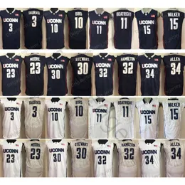 NCAA UConn Huskies College 15 Kemba Walker 11 Boatright 23 Maya Moore Hamilton Taurasi Stewart 10 Sue Bird 34 Ray Allen Basketball Jerseys