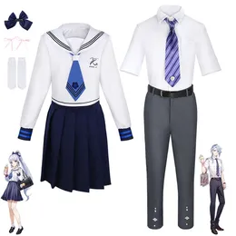 Game Genshin Impact Kamisato Ayato Boy Costume Costume Kamisato Ayaka Girl Uniform Outfit