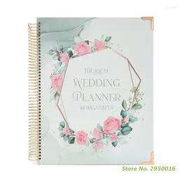 Hardcover Wedding Planner Book And Organizer Makes Your Countdown Planning Easy Perfect Engagement Gift For Bride To Be