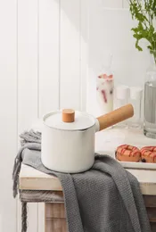 Joyoung Mini Milk Pot 176L Multifunction Pot Home Dormitory Function Pan Crepe Maker Nonstick Cooker White Good Quality31615369168975