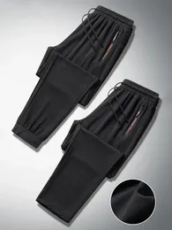 Summer Breathable Mesh Black Sweatpants Men Joggers Sportswear Baggy Trousers Male Casual Track Pants Plus Size 7XL 8XL 9XL 240423