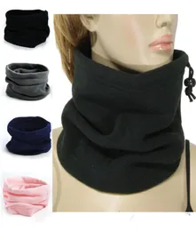 3in1 Winter Unisex Women Men Sports Thermal Fleece Scarf Snood Neck Warmer Face Mask Beanie Hats6892106