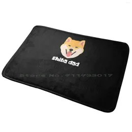 Carpets Gift For Shiba Lovers Dad Entrance Door Mat Bath Rug Colourful Colorful Beautiful Musical Graphic Design Music Art