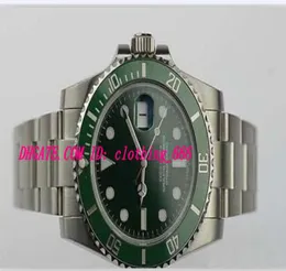 Luxury Watches V5 Asia 2813 Movement Men039s Green 116610LV Stainless Steel 40mm Ceramic Bezel Sapphire Box Papers Mens Watch W9256368