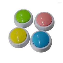 Dekorativa figurer 4 PCS Squeeze Sound Box Recordble Voice Button Party Supplies Communication Butons Buzzer Sunning