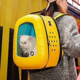 Cat Carriers Mochila Para Perro Y Gato Bolsa Transparente Mascotas Productos De Correa CachorrosCD