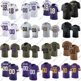 84 Randy Moss Football Jersey Kirk Cousins Adam Thien Dalvin Cook Harrison Smith Anthony Barr Justin Jefferson T.J.Hockenson J.J.McCarthy Turner