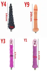 NXY Dildos Sex Machine Vibrators 3XLR Attachments Big Dildo Huge Penis Anal Beads Buttplug Suction Cup Toys For Women Men Accessor6425904