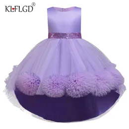 Платья для девочек детское платье без рукава Тяжелое кружевное платье по танце