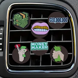 Innenarchitektur Geld Cartoon Car Air Vent Clip Auslass Clips pro Conditioner Ersatz für Konditionierungstropfen OT04N