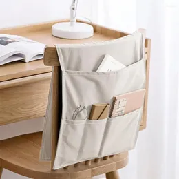 Storage Bags Sofa Organizer Armchair Handy Pocket Wrinkle Resistant Canvas Arm Rest Remote Control Holder Couch Armrest
