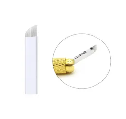 025mm 200 PCS CF 7 9 12 14 15 16 18 21 Microblading Needle Eredle Tattoo Blade 3D Embroidery for Dercip Makeup Manual Pen 2012364339