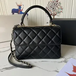 Tasarımcı Çantalar 10A Ayna Kalitesi Kambalı Flep Bag 25cm Luxuries Crossbody Çantalar Tasarımcı Çanta Çanta Yüksek Kalitesi Kutu C425